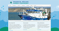Desktop Screenshot of francepechedurable.eu